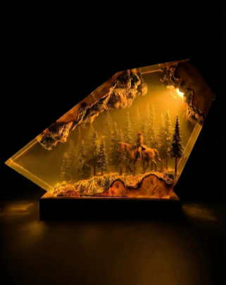 Trail Horse Resin Lamp™